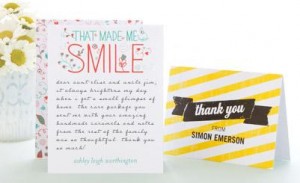 Tiny Prints Thank You Cards